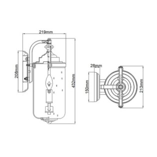 Applique murale d'extérieur...
