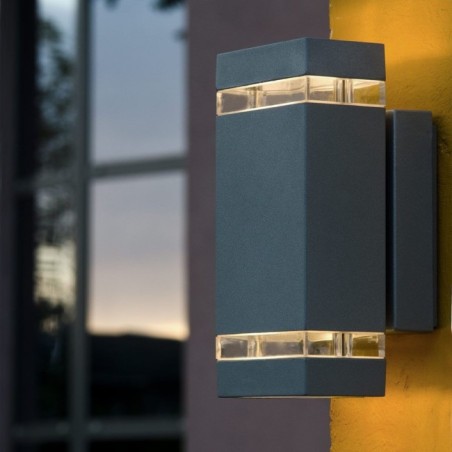 Applique murale d'extérieur LED Jannik (2x3,8W)