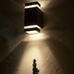 Applique murale d'extérieur LED Jannik (2x3,8W)