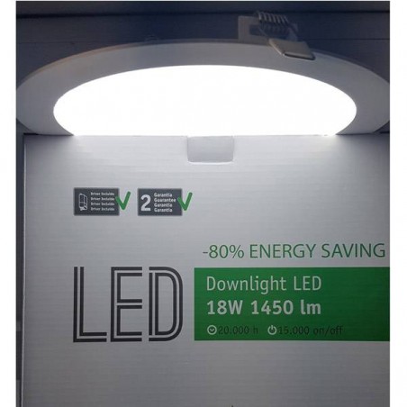 Spot Downlight LED extra-plat  20W (blanche) - Wonderlamp