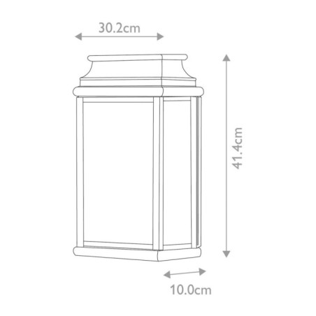 Applique murale d'extérieur St Martins (2 lumières)