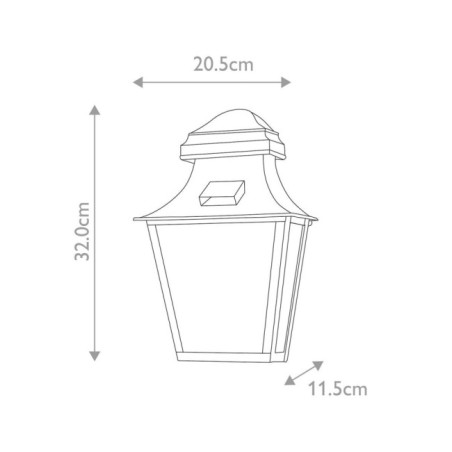 Applique murale d'extérieur St Pauls