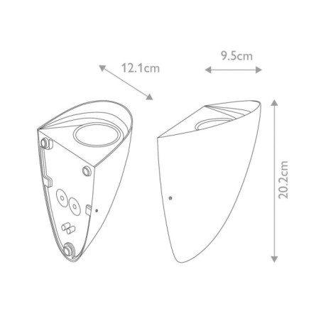 Applique murale extérieur LED Vendela (8W)