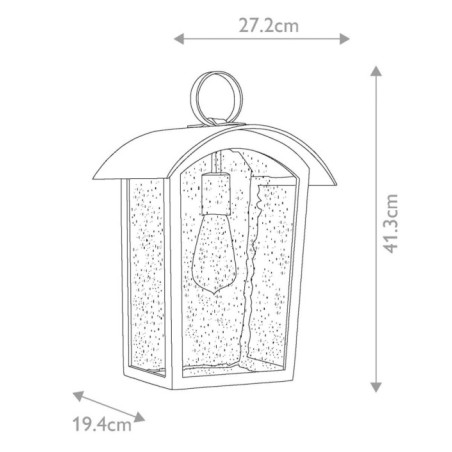 Applique murale d'extérieur Hodges L