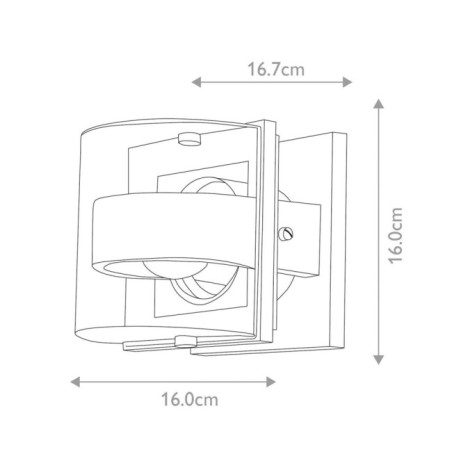 Applique murale d'extérieur Frida S