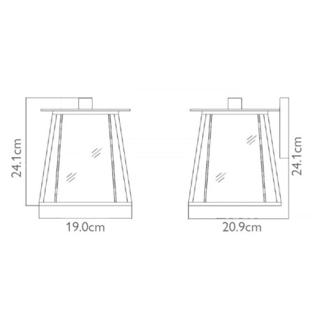 Applique murale d'extérieur Walker S