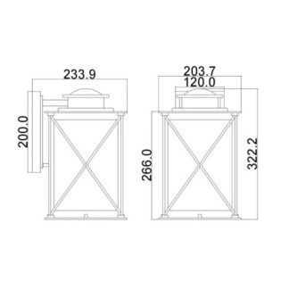 Applique murale d'extérieur...