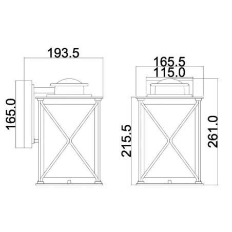 Applique murale d'extérieur Argyle S