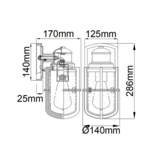 Applique murale d'extérieur...
