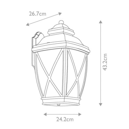 Applique murale d'extérieur Tangier L