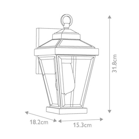 Applique murale extérieur Ravine S