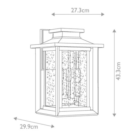 Applique murale d'extérieur Wakefield L