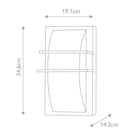 Applique murale d'extérieur Sven II