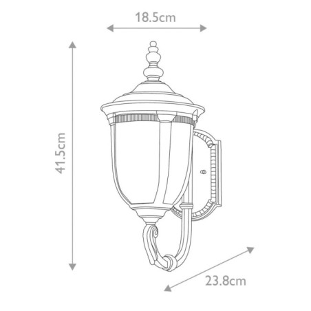 Applique murale d'extérieur Cleveland S