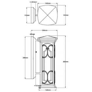 Applique murale d'extérieur...