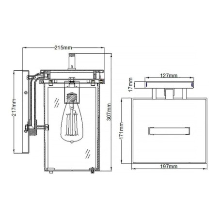 Applique murale d'extérieur Glenview M