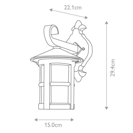 Applique murale d'extérieur Hereford II