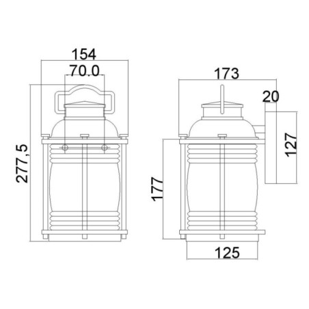 Applique murale d'extérieur Ashland Bay S