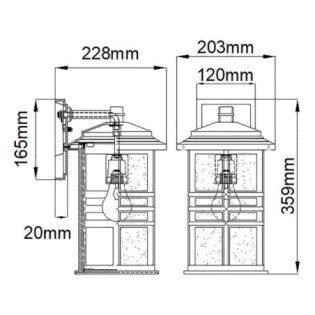 Applique murale d'extérieur...