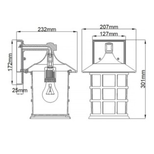 Applique murale d'extérieur...