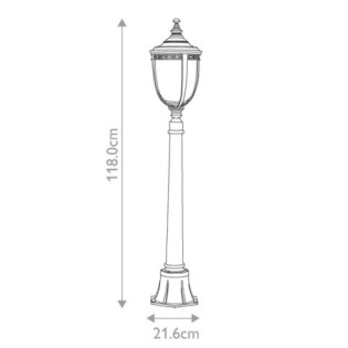Balise extérieure English Bridle (3 lumières)