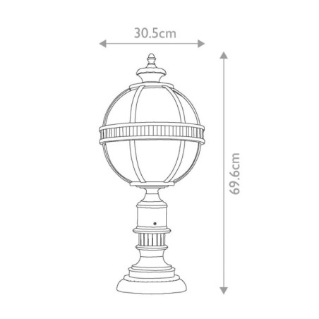 Applique extérieure Halleron (3 lumières)