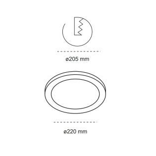 Pack 2 x Downlight LED Kone...