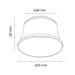 BOÎTE DE 20 UNITÉS ANNEAU CONFORT GU11
