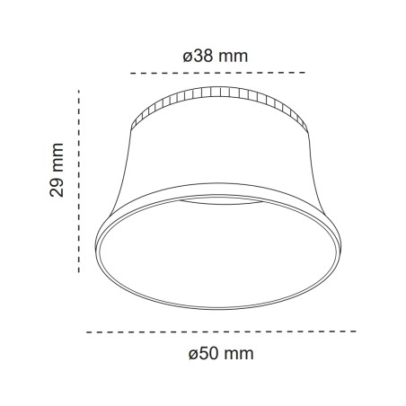BOÎTE DE 20 UNITÉS ANNEAU CONFORT GU11