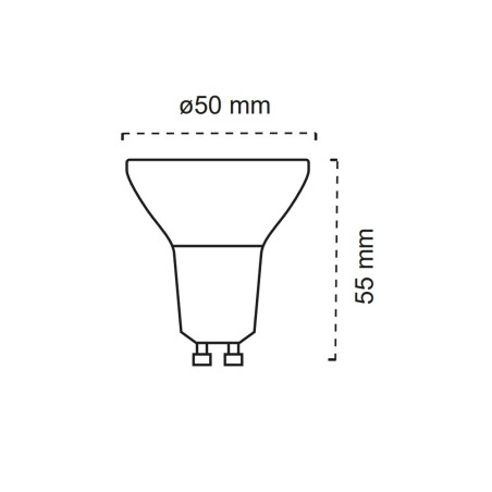 Ampoule LED GU10 avec capteur (4,7W)