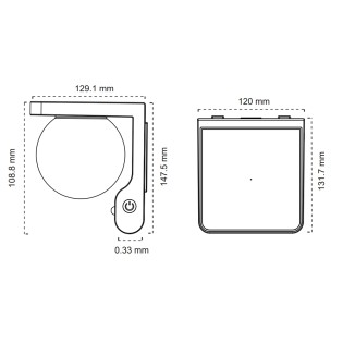 Applique extérieure LED Surfe Solar (3W)