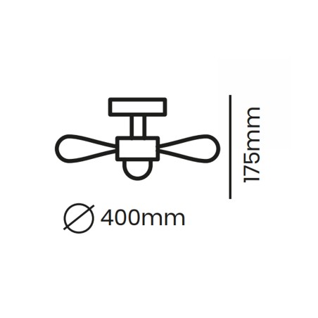 Ampoule ventilateur LED pales rétractables Mandy CCT (18W)