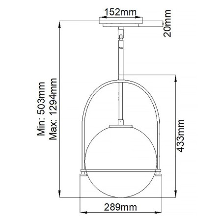 Lámpe de plafond Somerset Opal
