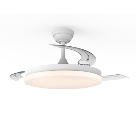 Ventilateur LED à pales rétractables Night Eco Brilli CCT Dim (48W)