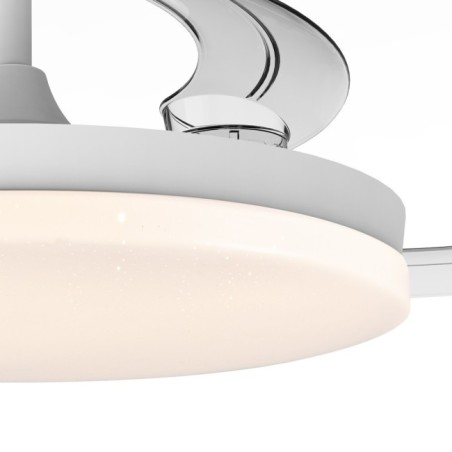 Ventilateur LED à pales rétractables Night Eco Brilli CCT Dim (48W)