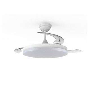 Ventilateur LED à pales rétractables Night Eco Brilli CCT Dim (48W)