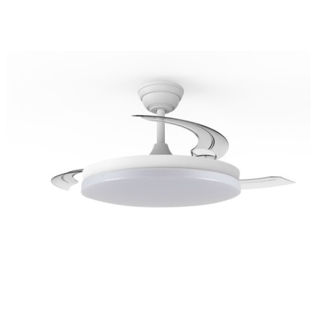 Ventilateur LED à pales rétractables Night Eco Brilli CCT Dim (48W)