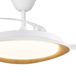 Ventilateur LED à pales rétractables Plenn CCT Dim (48W)