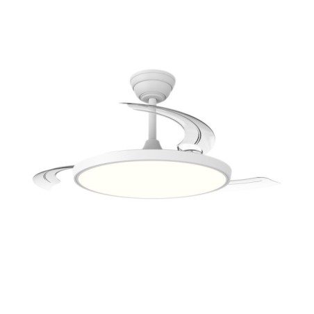 Ventilateur LED à pales rétractables Cookie CCT Dim (60W)