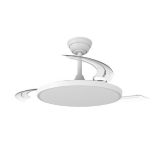 Ventilateur LED à pales rétractables Cookie CCT Dim (60W)