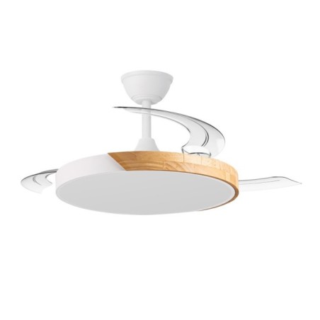 Ventilateur LED à pales rétractables Taoro Evo CCT Dim (60W)