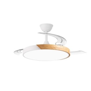 Ventilateur LED à pales rétractables Taoro Evo CCT Dim (60W)