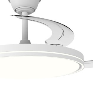 Ventilateur LED à pales rétractables Land CCT Dim (60W)