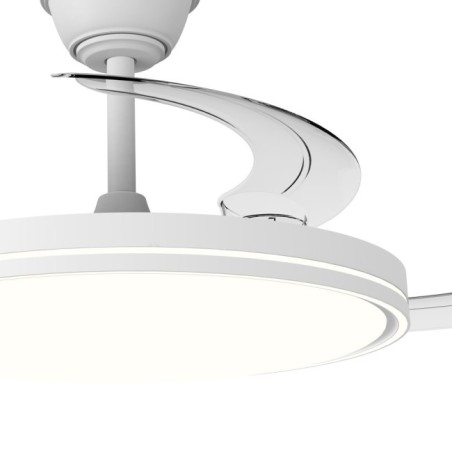 Ventilateur LED à pales rétractables Land CCT Dim (60W)