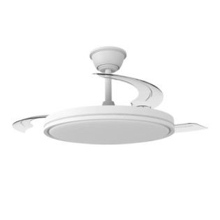 Ventilateur LED à pales rétractables Land CCT Dim (60W)