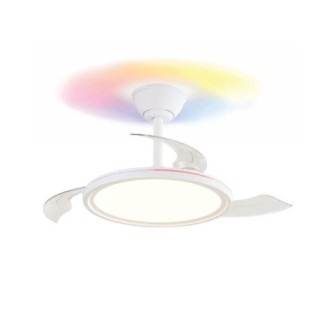 Ventilateur LED à pales rétractables Rexus RGB CCT Dim (24+7W)