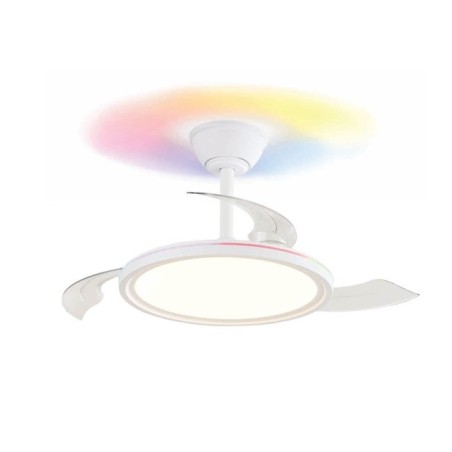Ventilateur LED à pales rétractables Rexus RGB CCT Dim (24+7W)