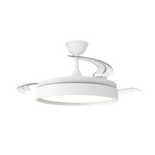 Ventilateur LED à pales rétractables Glow Evo CCT Dim (60W)