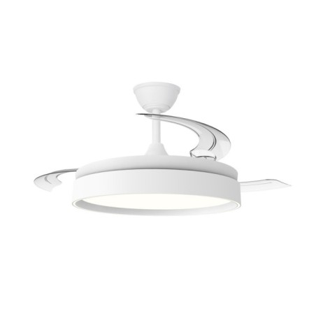 Ventilateur LED à pales rétractables Glow Evo CCT Dim (60W)