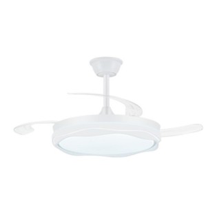 Ventilateur LED à pales rétractables Prius Evo CCT Dim (60W)